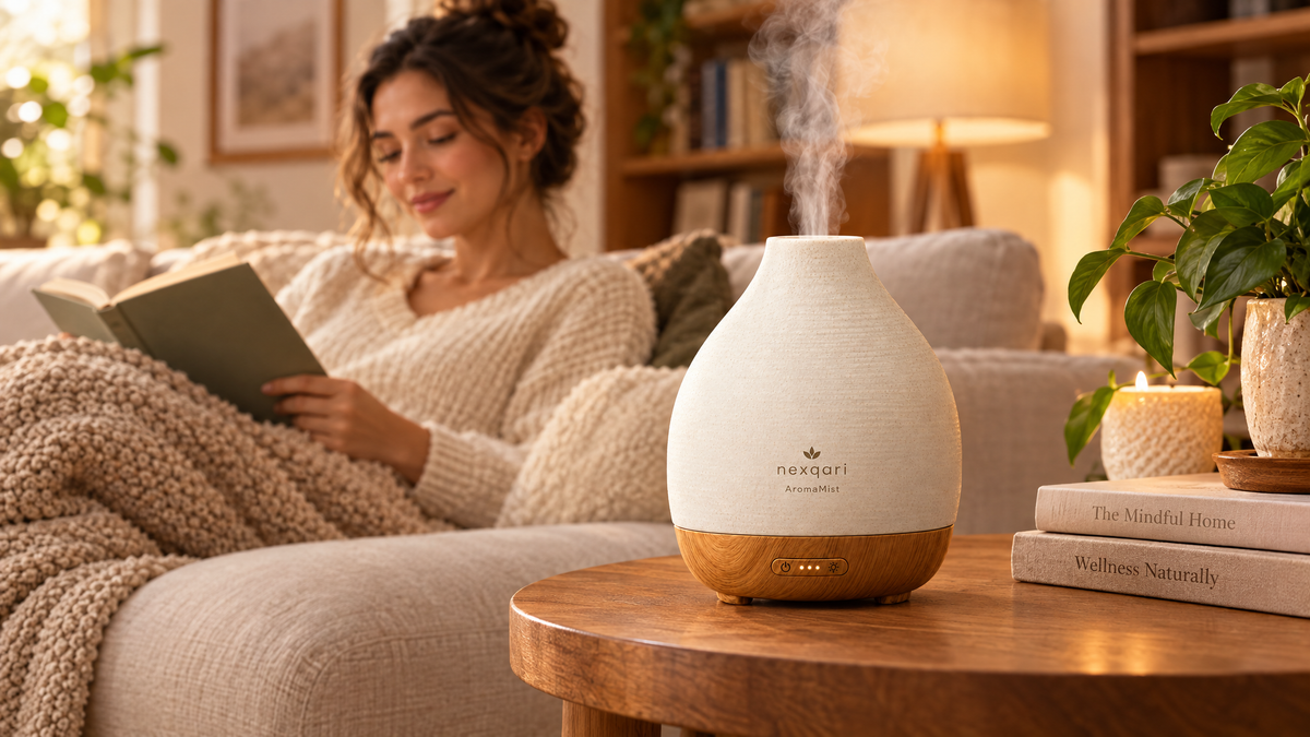 Nexqari™ AromaMist Ceramic Essential Oil Diffuser