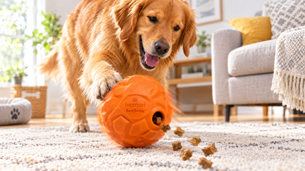 Nexqari™ BarkBuddy Interactive Treat Dispensing Dog Toy