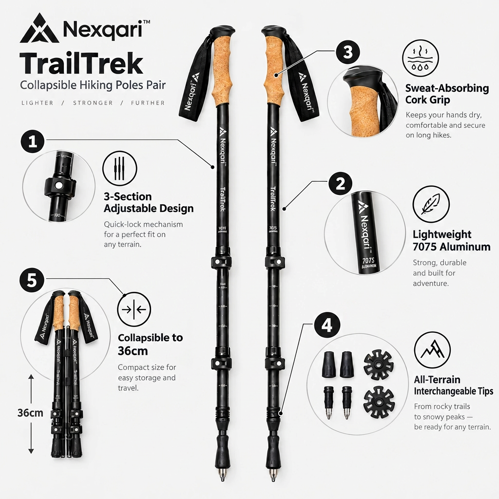 Nexqari™ 登山杖特点图